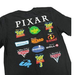 Pixar Movies Men’s M T-Shirt Lamp Bugs Toys Nemo Cars Up Monsters ￼ Rata…